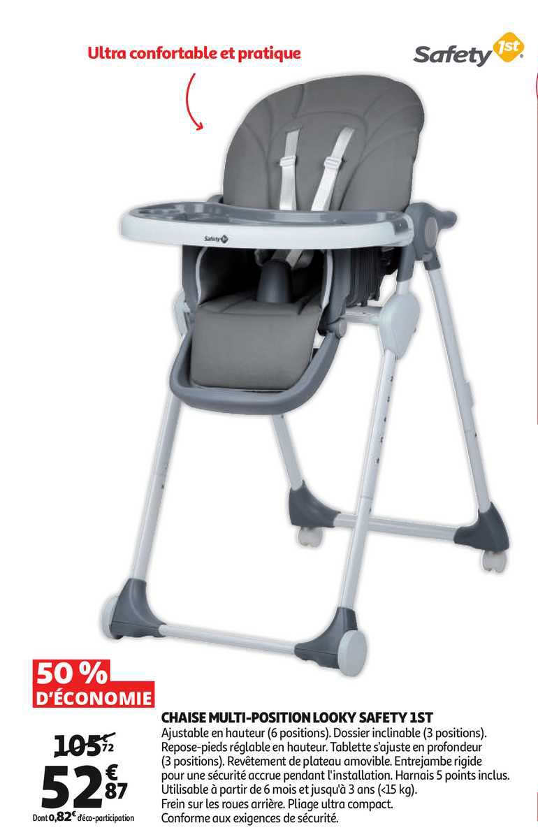 chaise multi position looky safety 1st