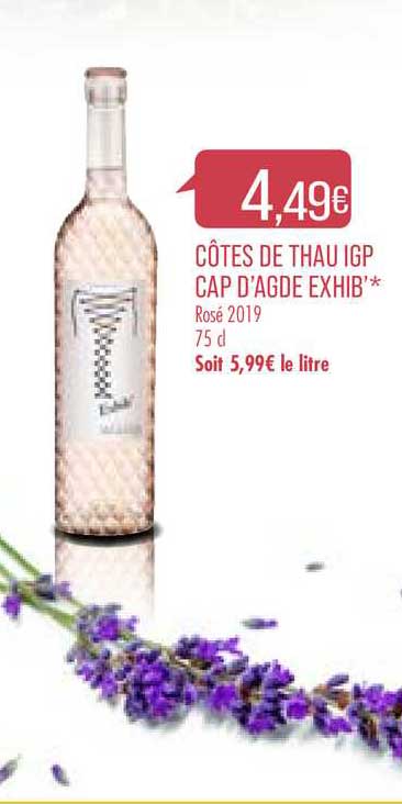côtes de thau igp cap d'agde exhib