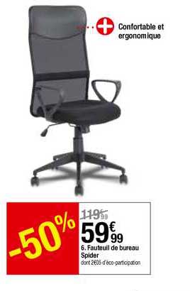 fauteuil de bureau spider