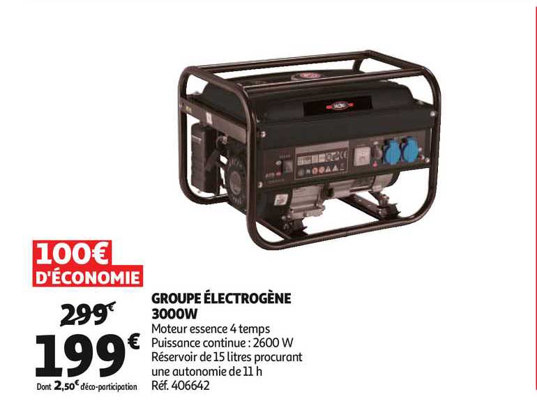 groupe électrogène 3000w