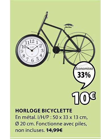 horloge bicyclette