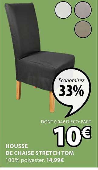 housse de chaise stretch tom
