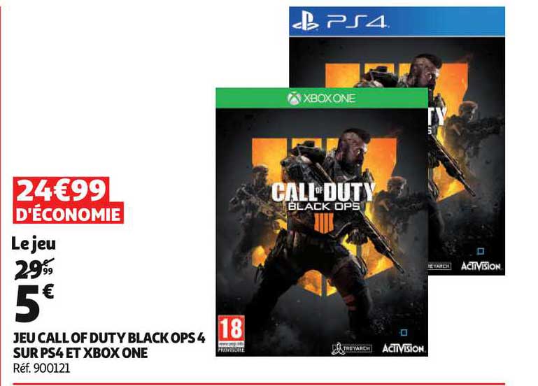 Jeu Call Of Duty Black Ops 4 Sur Ps4 Et Xbox One