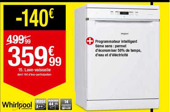 lave vaisselle whirlpool