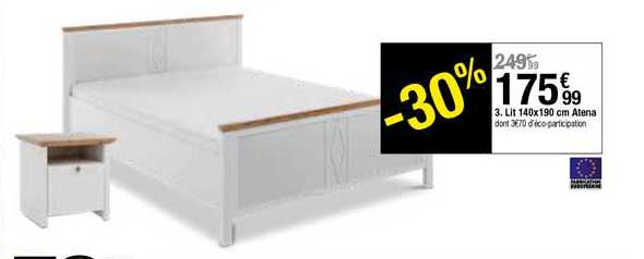 lit 140x190 cm atena