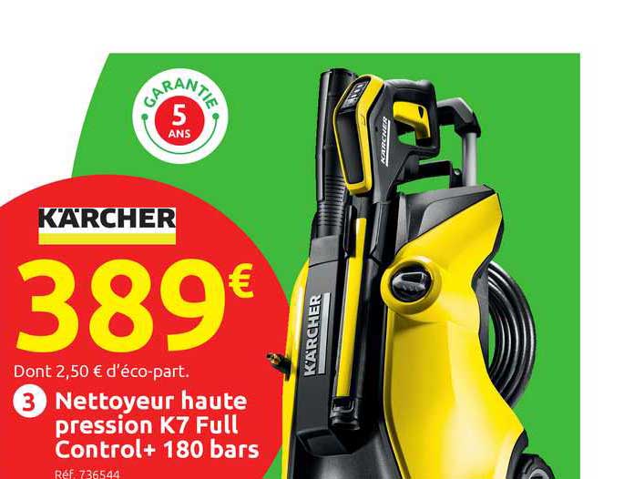 nettoyeur haute pression k7 full control+ 180 bars kärcher