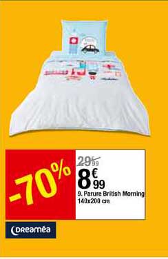 parure british morning 140x200 cm dreaméa
