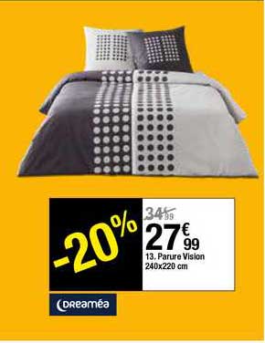 parure vision 240x220 cm dreaméa