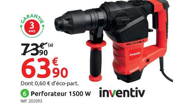 Perforateur 1500 W Inventiv