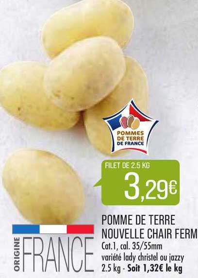 Pomme De Terre Nouvelle Chair Ferm