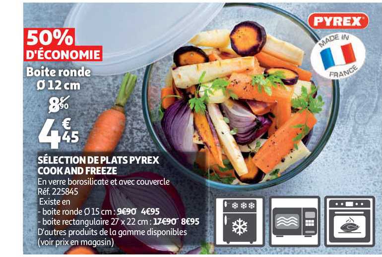 Sélection De Plats Pyrex Cook And Freeze