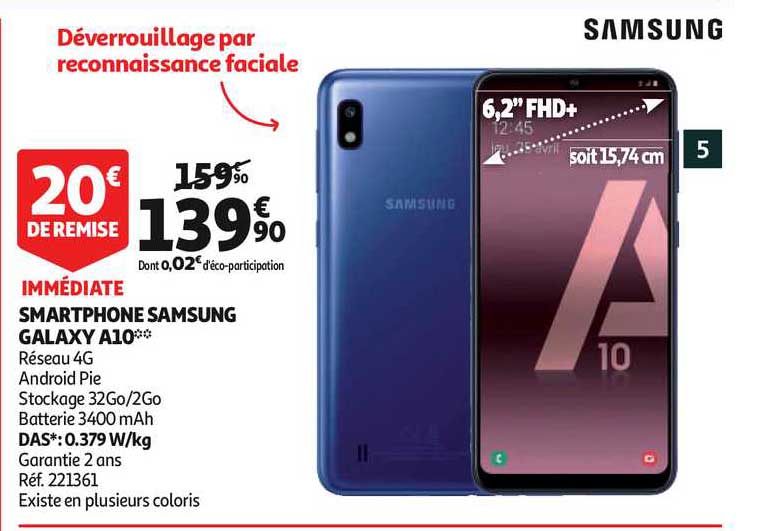 Smartphone Samsung Galaxy A10