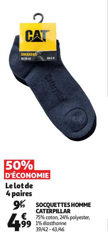 Socquettes Hommes Caterpillar
