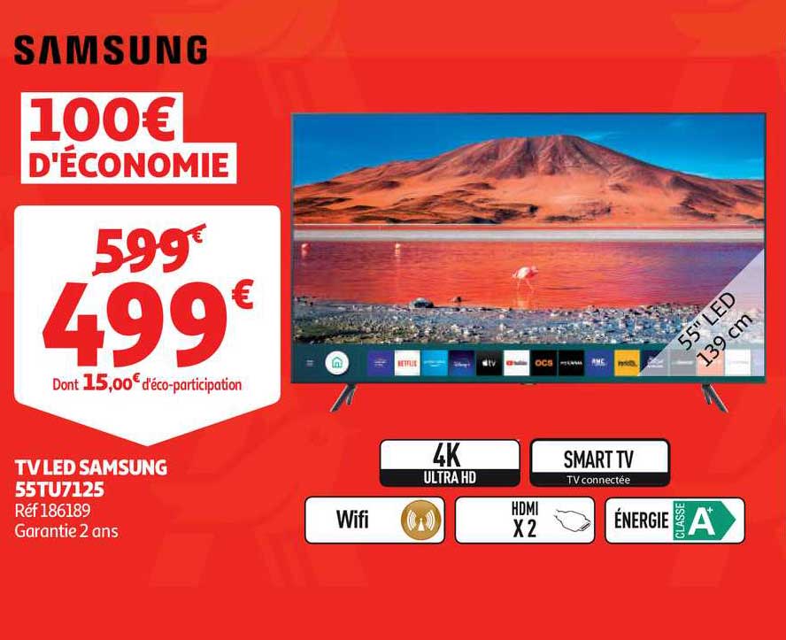 Tv Led Samsung 55tu7125