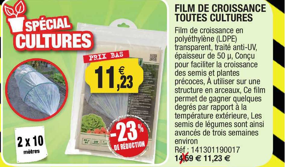 film de croissance toutes cultures