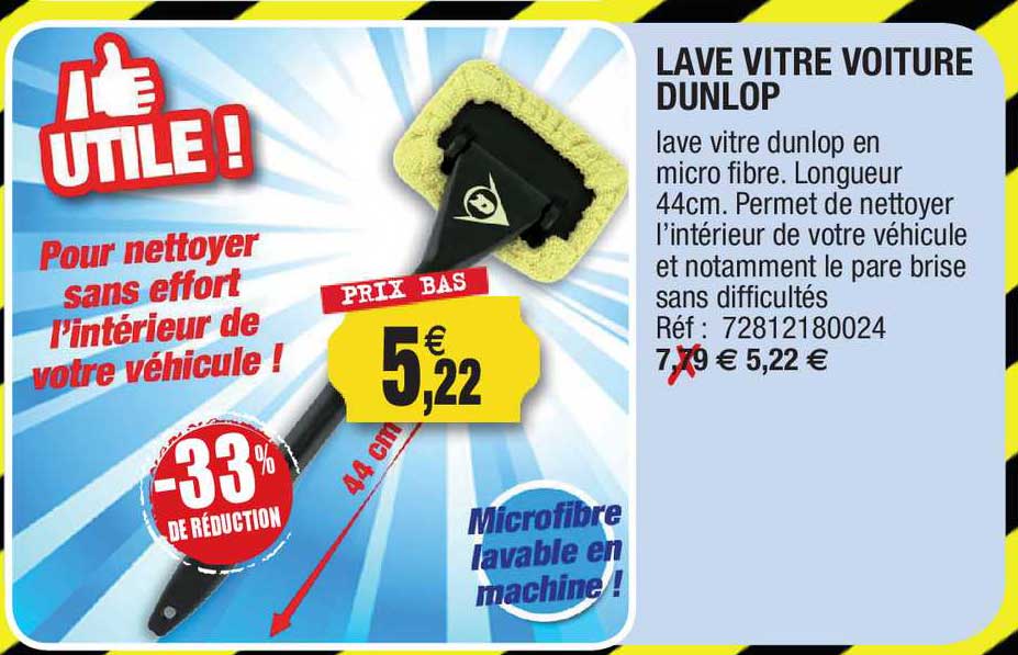 Lave Vitre Voiture Dunlop