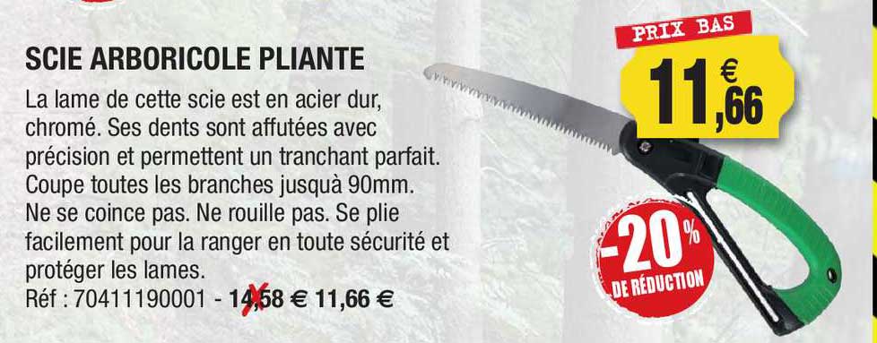 Scie Arboricole Pliante