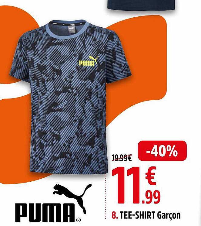 tee-shirt garçon puma