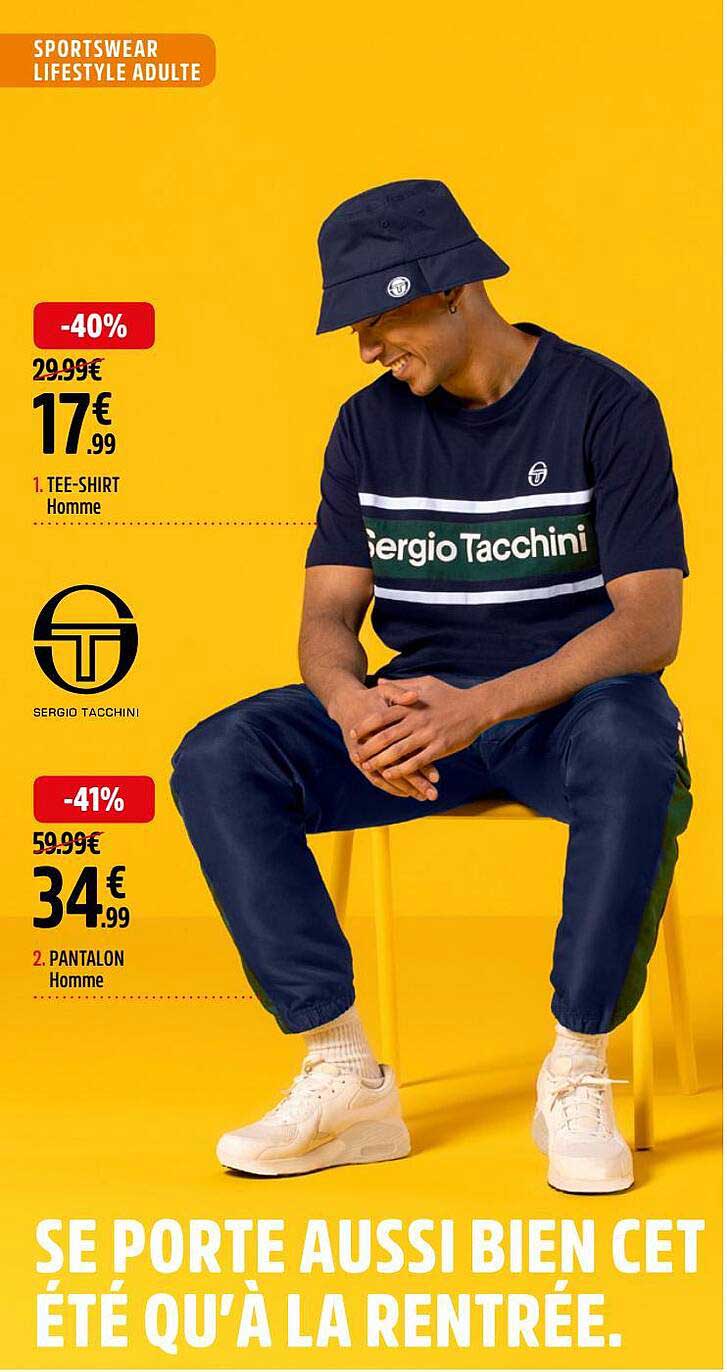 tee-shirt homme sergio tacchini, pantalon homme sergio tacchini