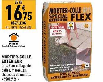 mortier-colle extérieur