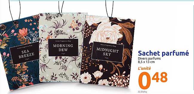 sachet parfumé morning dew