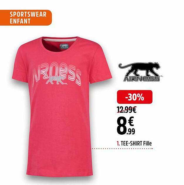 tee-shirt fille airness