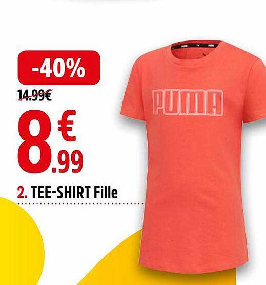 tee-shirt fille puma