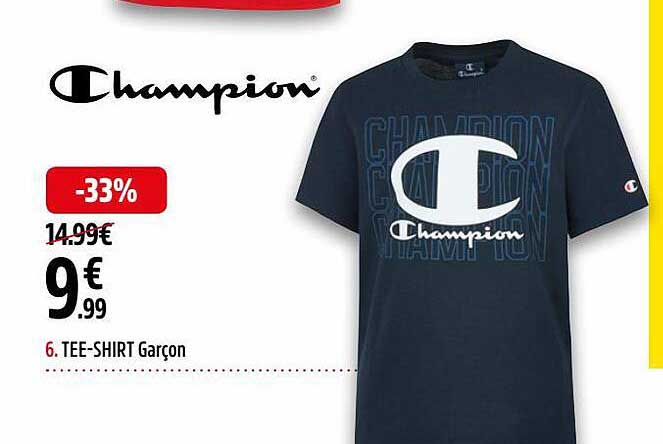 tee-shirt garçon champion