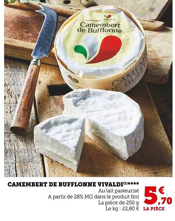 Camembert De Bufflonne Vivaldi