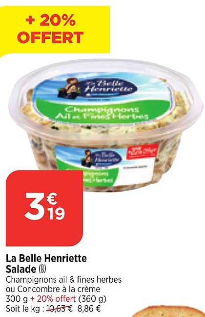 la belle henriette salade