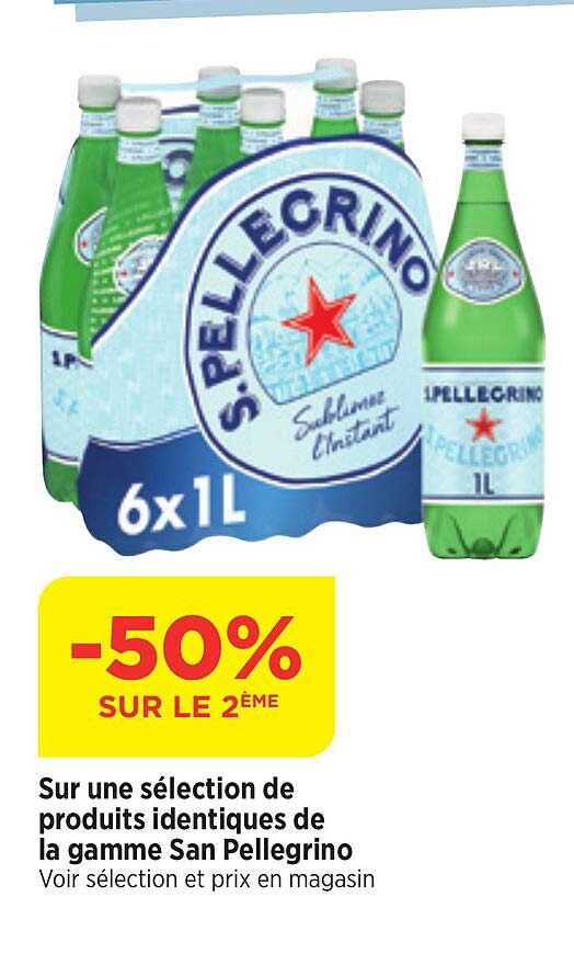 la gamme san pellegrino