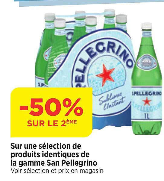 la gamme san pellegrino