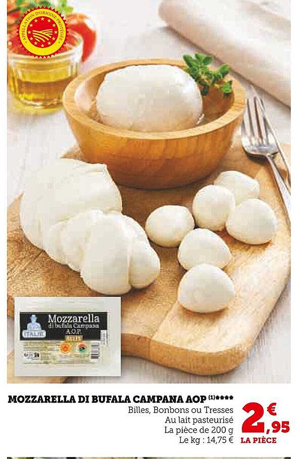 Mozzarella Di Bufala Campana Aop