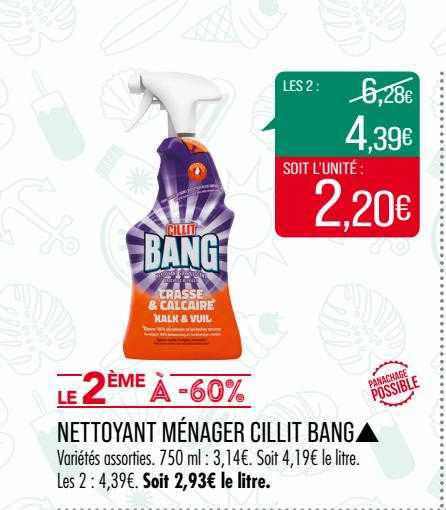 nettoyant ménager cillit bang