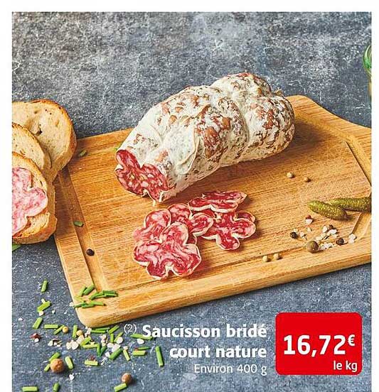 Saucisson Bridé Court Nature
