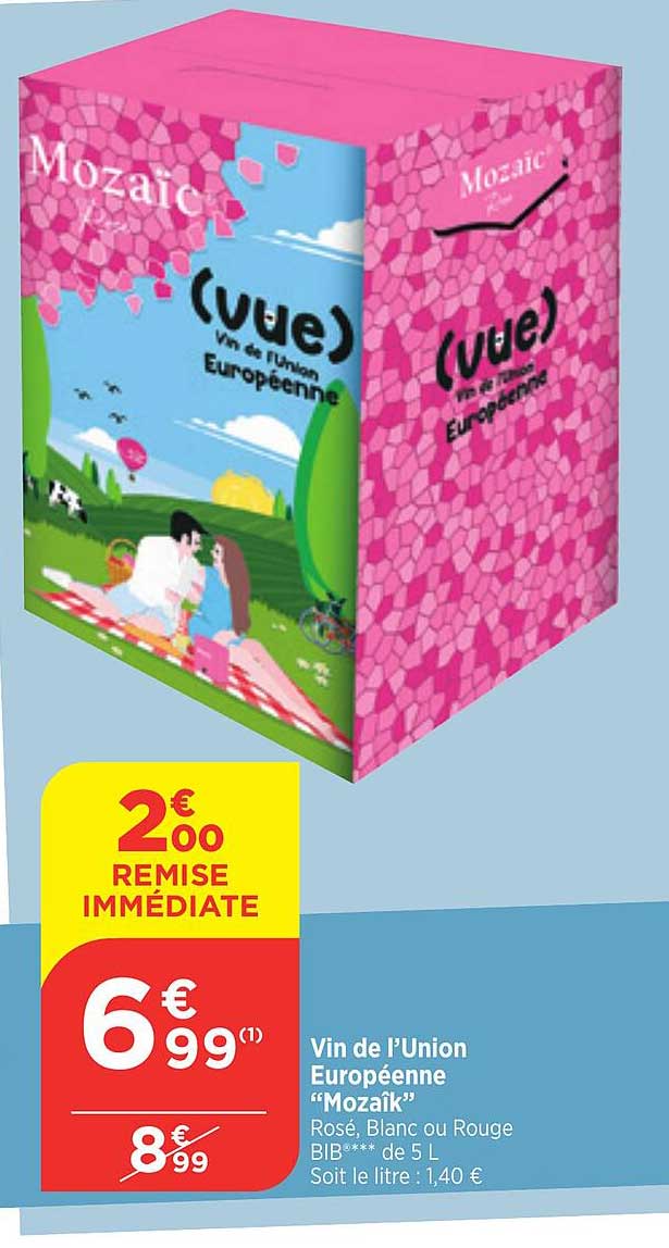 vin de l'union européenne "mozaïk"