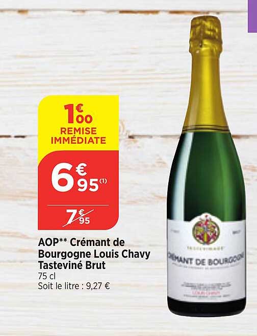 aop crémant de bourgogne louis chavy tasteviné brut