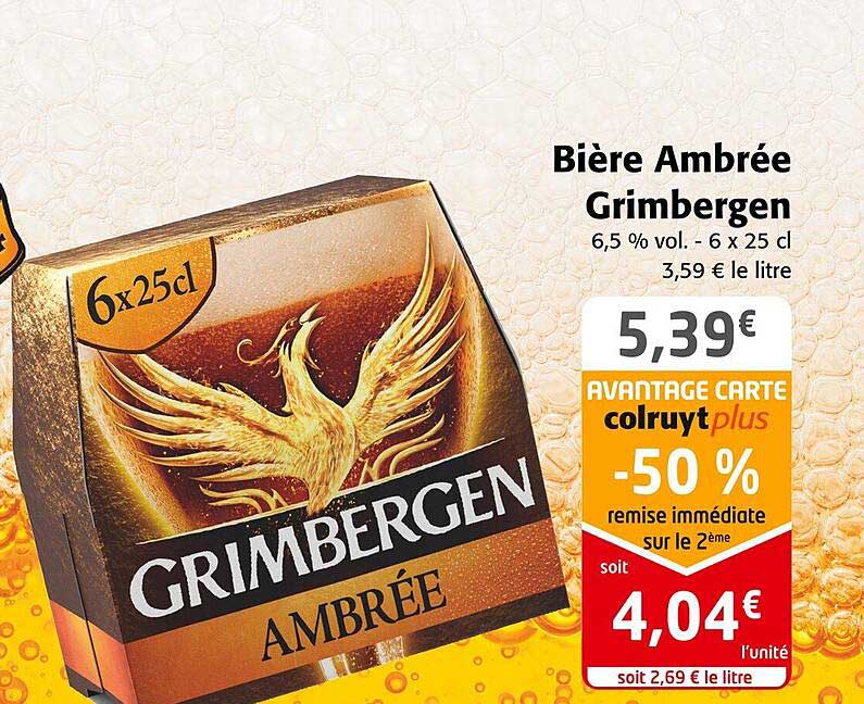 Bière Ambrée Grimbergen