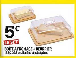 Boîte à Fromage + Beurrier