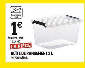 Boîte De Rangement 2l