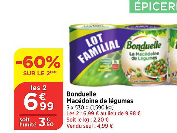 Bonduelle Macédoine De Légumes