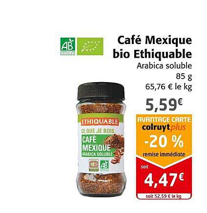 café mexique bio éthiquable