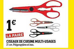 ciseaux de cuisine multi-usages