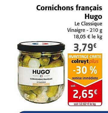 Cornichons Français Hugo