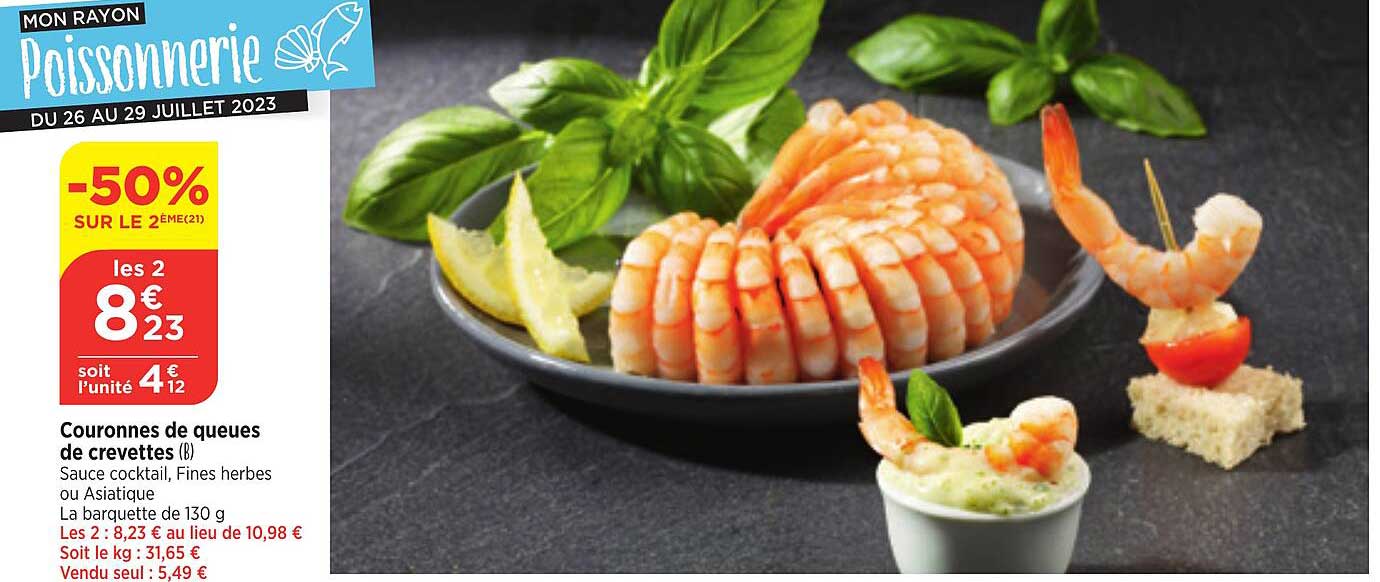 Couronnes De Queues De Crevettes