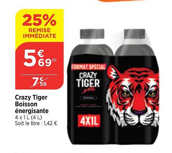 crazy tiger boisson énergisante