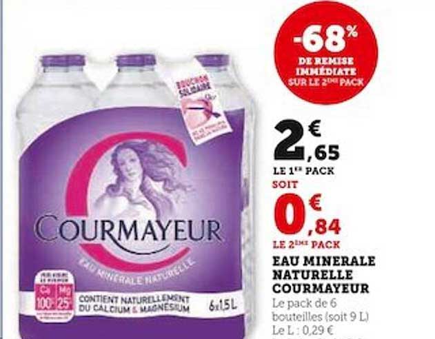 Eau Minérale Naturelle Courmayeur