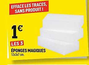 éponges magiques