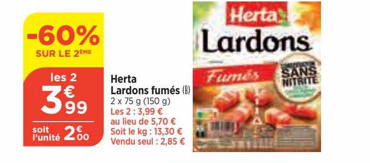 Herta Lardons Fumés