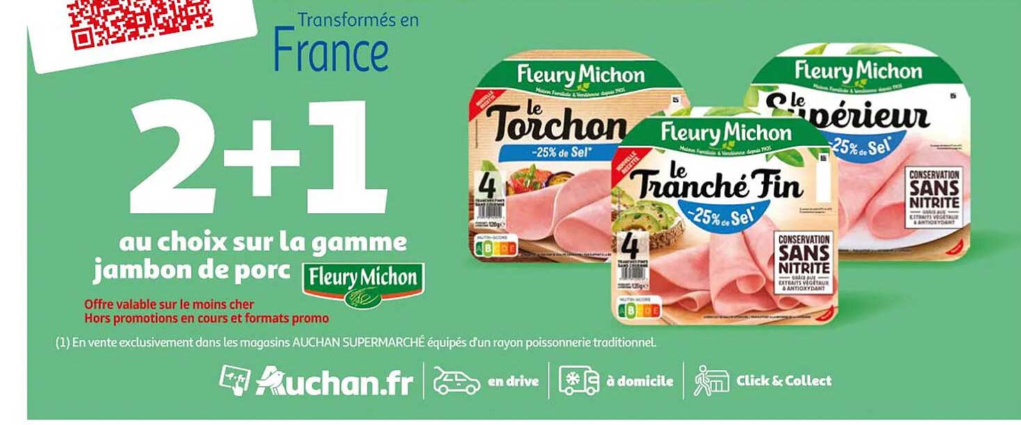 la gamme jambon de porc fleury michon